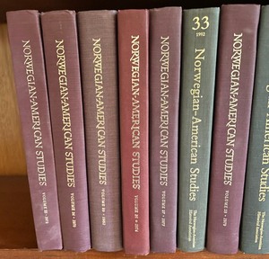 lot 81 image: 13 Vintage Editions of Norwegian-American Studies Books