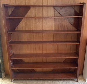 lot 82 image: Large Vintage Wooden Shelf