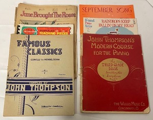 lot 88 image: Variety of Vintage Music Books