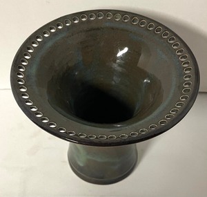 lot 105 image: Signed Pottery Vase