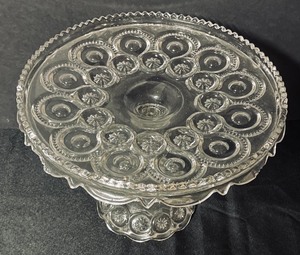 lot 160 image: Gorgeous Glass Pedestal Plate