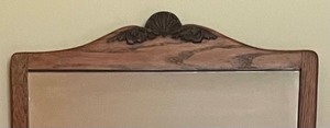 lot 264 image: Vintage Wood Framed Mirror