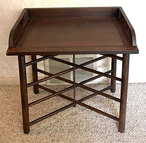 lot 278 image: Wonderful Wooden Tray Stand