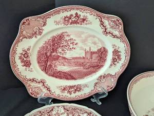 lot 13 image: Johnson Bros Old British Castles Serving Dishes