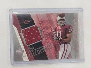lot 4 image: Larry Fitzgerald Rookie Futures Jerseys Relic 2004 Upper Deck RF-LF