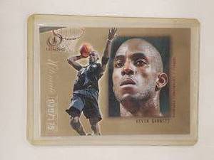 lot 6 image: Kevin Garnett Fleer Legacy No. 40, Numbered 7575
