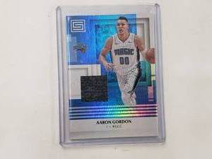 lot 11 image: Aaron Gordon 2017-18 Panini Status Relic Game-worn Patch