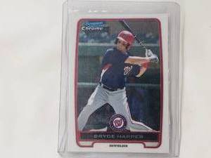 lot 23 image: Bryce Harper 2012 Bowman Chrome BCP10