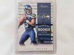 lot 25 image: Russell Wilson Rookie Panini Prestige No. 238