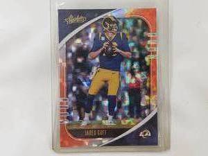 lot 26 image: Jared Goff 2020 Panini Absolut No. 59, Numbered 53149