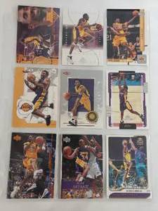 lot 34 image: Album Sleeve of 9 Kobe Bryant Cards
