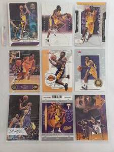 lot 39 image: Album Sleeve of 9 Kobe Bryant Cards