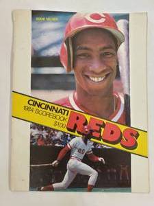 lot 61 image: 1984 Cincinnati Reds Scorebook