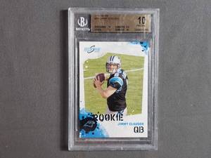 lot 87 image: Jimmy Clausen 2010 Score Rookie No. 356, Beckett 10 Pristine