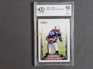 lot 88 image: Laurence Maroney 2006 Score Rookie No. 354, BCCG 10 Mint or Better