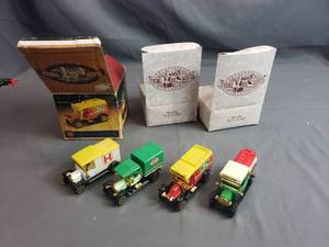 lot 106 image: Package of 4 Classic Delivery Trucks