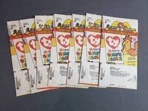 lot 134 image: McDonalds Happy Meal Ty Beenie Babies Bags