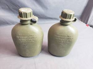 lot 138 image: Pair of Plastic Canteens