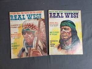 lot 161 image: Lot of 2 Real West Magazines