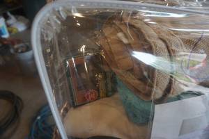 lot 189 image: Coleman Full Size Air Matress With InflatorDeflator Pump and Blankets