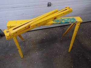 lot 59 image: Pair of Folding Saw horses