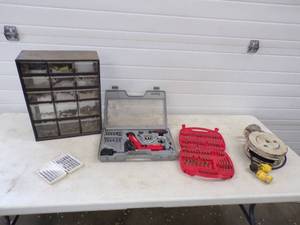 lot 71 image: Assorted Tools with Parts bins