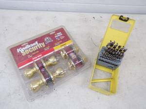 lot 80 image: Drill Bits and Door locks