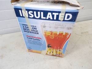 lot 89 image: 3 Gallon Beverage Dispenser