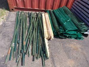 lot 101 image: Snow Fencing with Steel Posts