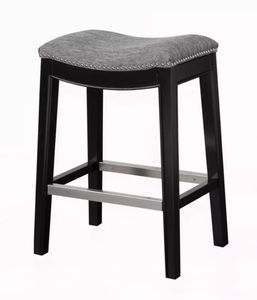 lot 269 image: Westly Saddle Counter Height Barstool (OPEN BOX)