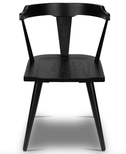 lot 279 image: Enzo Dining Chair in Black (OPEN BOX)