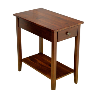 lot 305 image: Solid Acacia Recliner Table (OPEN BOX)