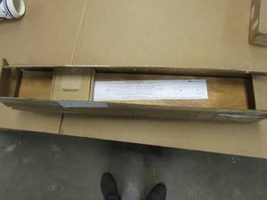lot 256 image: Set of 2 - 36 in x 5.5 in Floating Wood Shelves