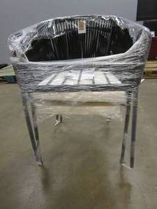 lot 308 image: Horsham Wicker Outdoor Dining Armchair with Cushion (Set of 2)