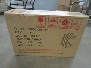 lot 339 image: Gray Side Table