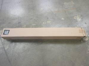 lot 391 image: Chicology 32 in x 64 in Cordless Bamboo Roman Shade in Acorn (OPEN BOX)