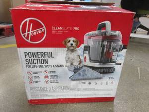 lot 470 image: HOOVER CleanSlate Pro Portable Carpet and Upholstery Spot Cleaner (OPEN BOX)