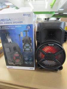 lot 504 image: Tzumi Megabass LED Jobsite Speaker (OPEN BOX)