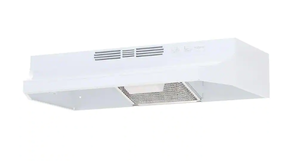 lot 543 image: Broan-NuTone RL6200 Series 30 in. Ductless Under Cabinet Range Hood with Light in White (OPEN BOX)