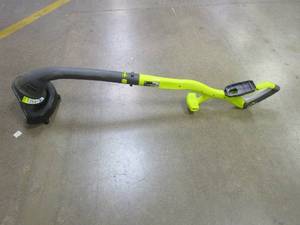 lot 551 image: Ryobi P2003 18-Volt Cordless String Trimmer and Edger (Tool only). (USED, STILL WORKS)