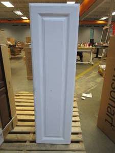 lot 592 image: Hampton Bay Hampton Assembled 12x42x12 in. Wall Kitchen Cabinet in Satin White (SCRATCH & DENT)