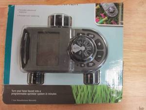 lot 620 image: Orbit 2-Outlet Hose Faucet Timer (OPEN PACKAGE)