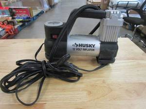 lot 659 image: Husky 12-Volt Inflator (UNTESTED, OUT OF BOX)