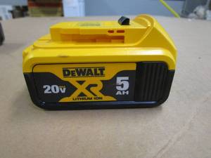 lot 697 image: DEWALT 20V MAX XR Premium Lithium-Ion 5.0Ah Battery Pack