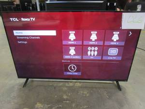 lot 1026 image: TCL 43 Class 4-Series 4K UHD HDR Smart Roku TV  43S455