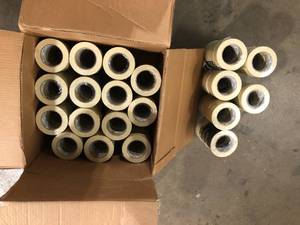 lot 10 image: 20 pack of 3M 0.94 In. x 60.1 Yds. Multi-Surface Contractor Grade Tan Masking Tape (9 Rolls) See Pictures