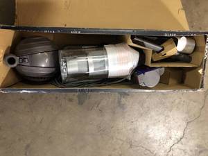 lot 30 image: Dyson Ball Animal 3-Extra Bagless Upright Vacuum Cleaner for Multi Surface with Pet Groom Tool  Customer Returns See Pictures