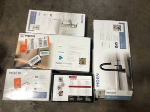 lot 50 image: Lot of Assorted Faucets Various Models and Conditions Customer Returns Returns See Pictures