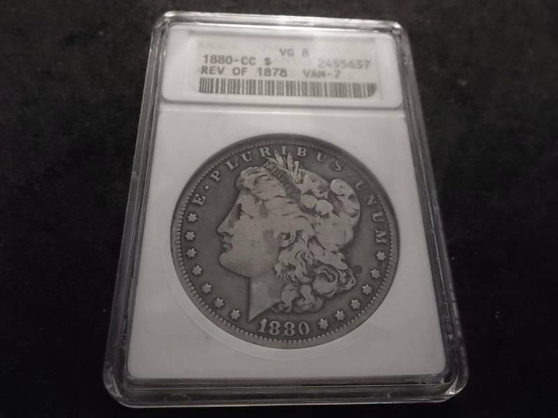 1880-CC Morgan Silver Dollar