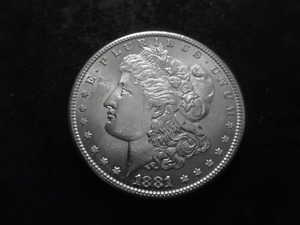 1881 S Morgan Silver Dollar